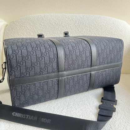 Dior Lingot 50 Oblique Jacquard Duffel Bag