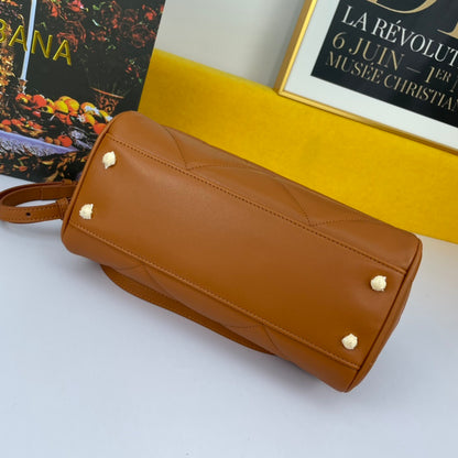 Dolce & Gabbana Sicily Quilted Leather Handbag