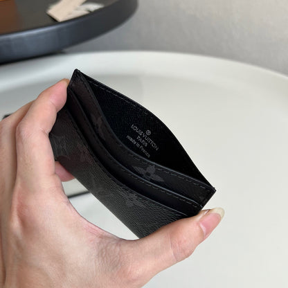 Louis Vuitton Double Card Holder "Monogram Eclipse"