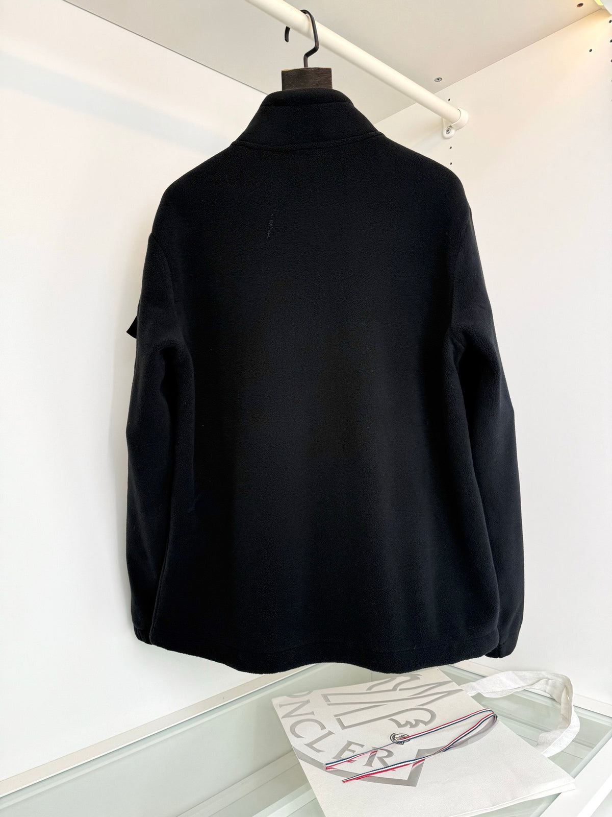 Moncler Fleece Zip Jacket "Black"
