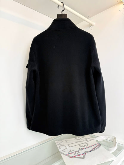 Moncler Fleece Zip Jacket "Black"