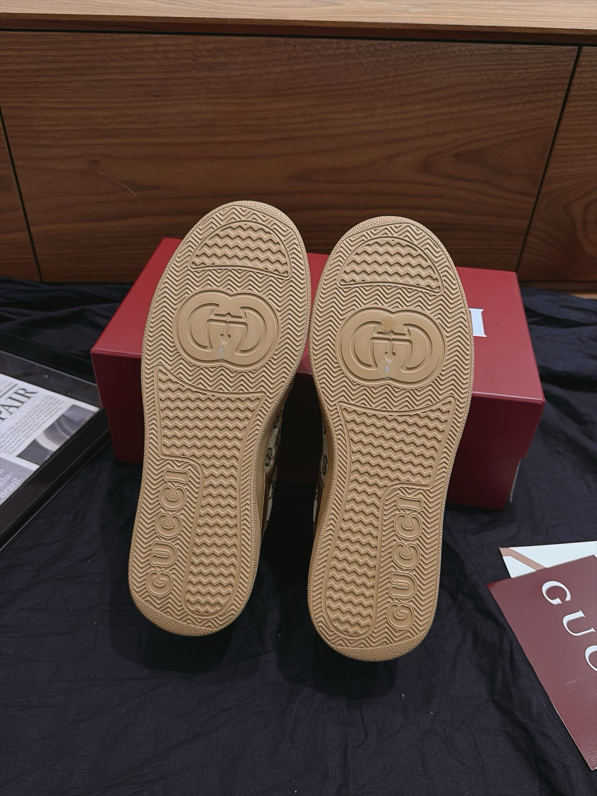 Gucci GG Trainer "Beige-Ebony"