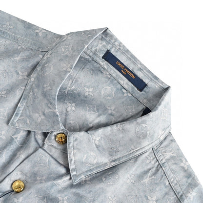 Louis Vuitton Monogram Shirt "Light Blue"