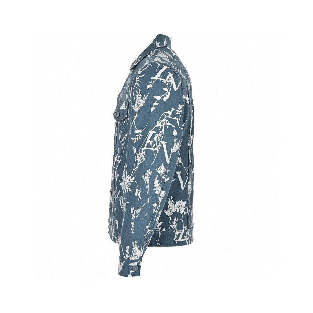 Louis Vuitton Floral Denim Jacket