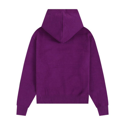 Ami Paris Ami De Coeur Hoodie "Purple"