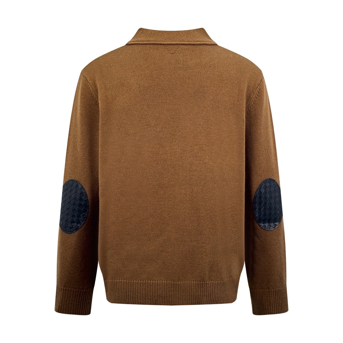 Bottega Veneta Cashmere Cardigan Intrecciato "Camel Brown"