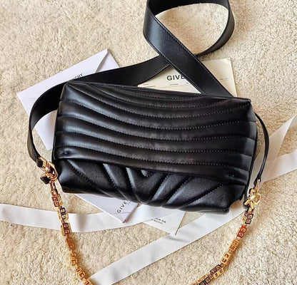 Givenchy Quilted Leather 4G Chain Shoulder Bag