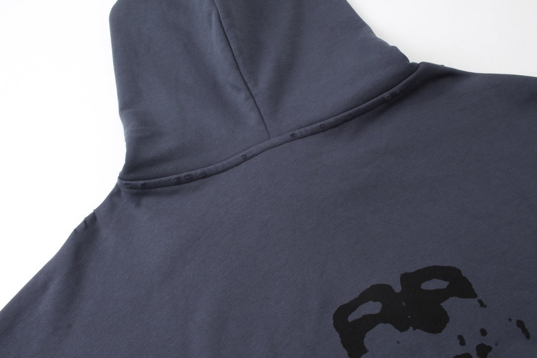 Balenciaga Hoodie "Blue-Black"