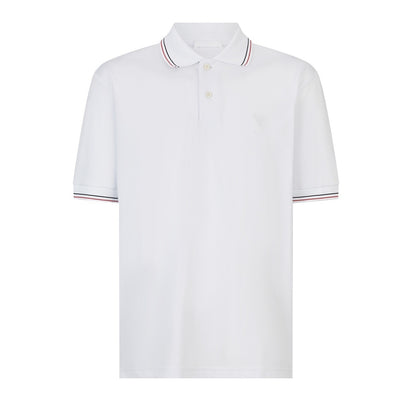 Prada Pique Polo T-Shirt "White"
