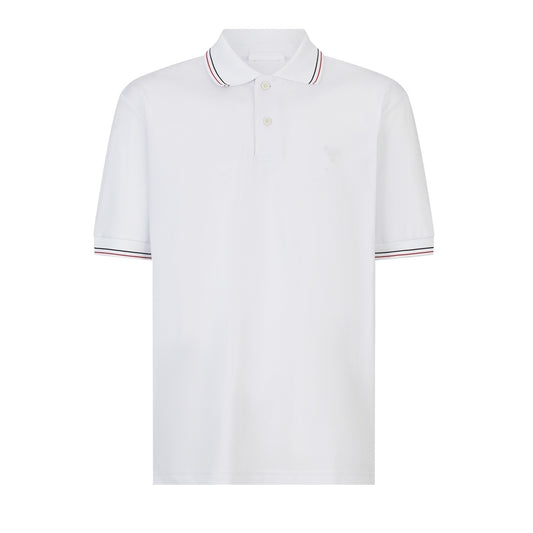 Prada Pique Polo T-Shirt "White"