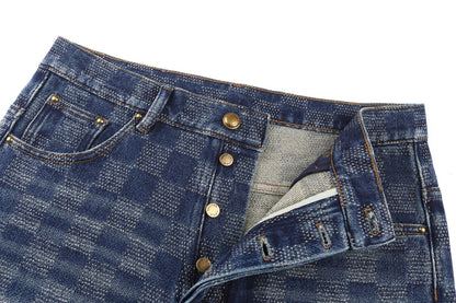 Louis Vuitton Damier Denim Skate Pants