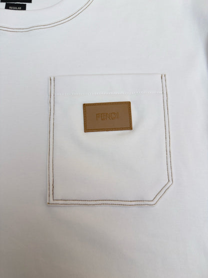 Fendi Cotton T-shirt "White"