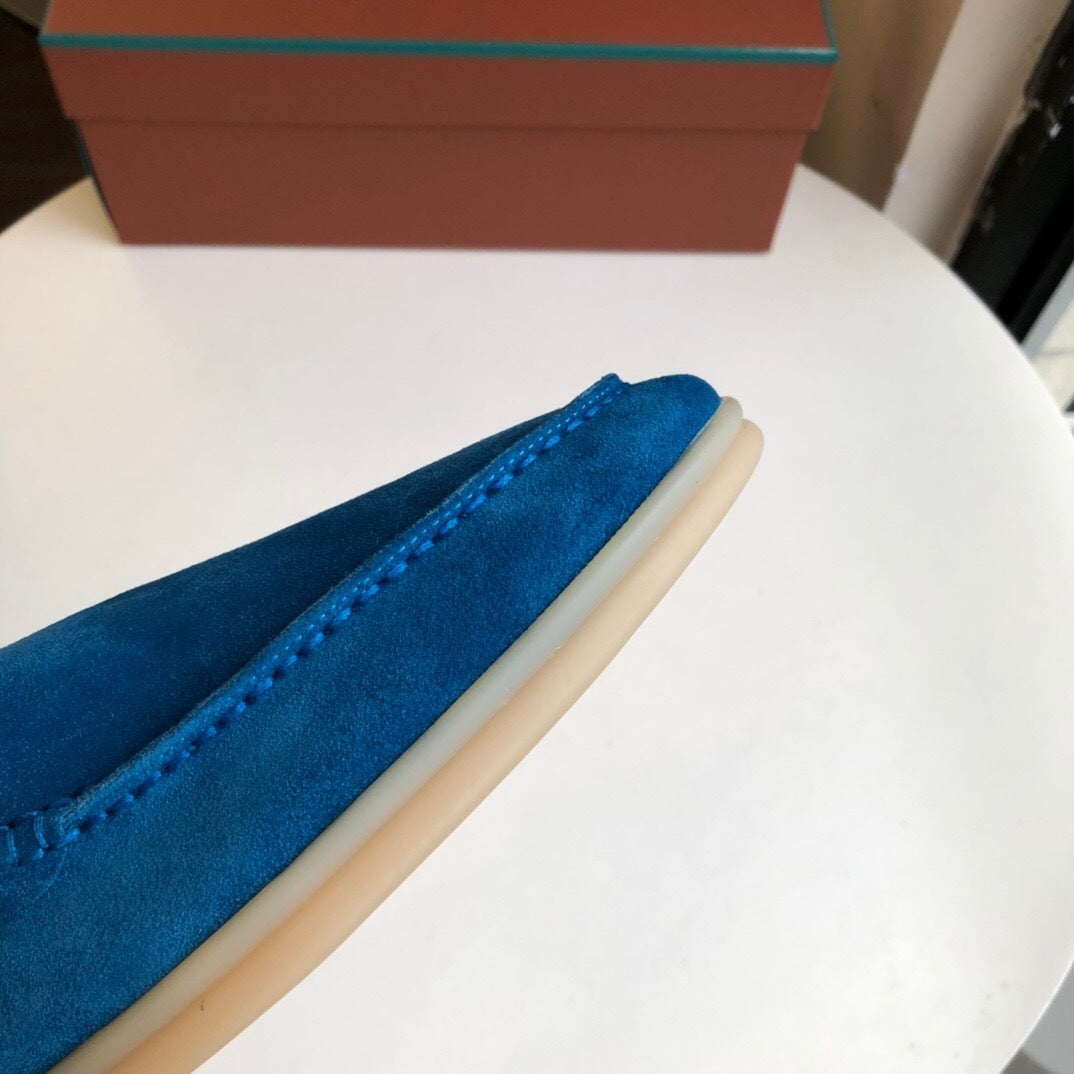 Loro Piana Summer Walk Loafers "Blue"