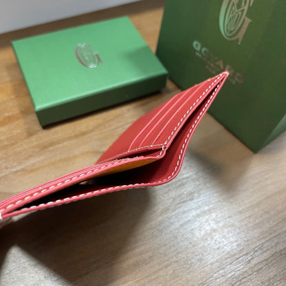 Goyard Saint-Pierre Card Wallet "Red"