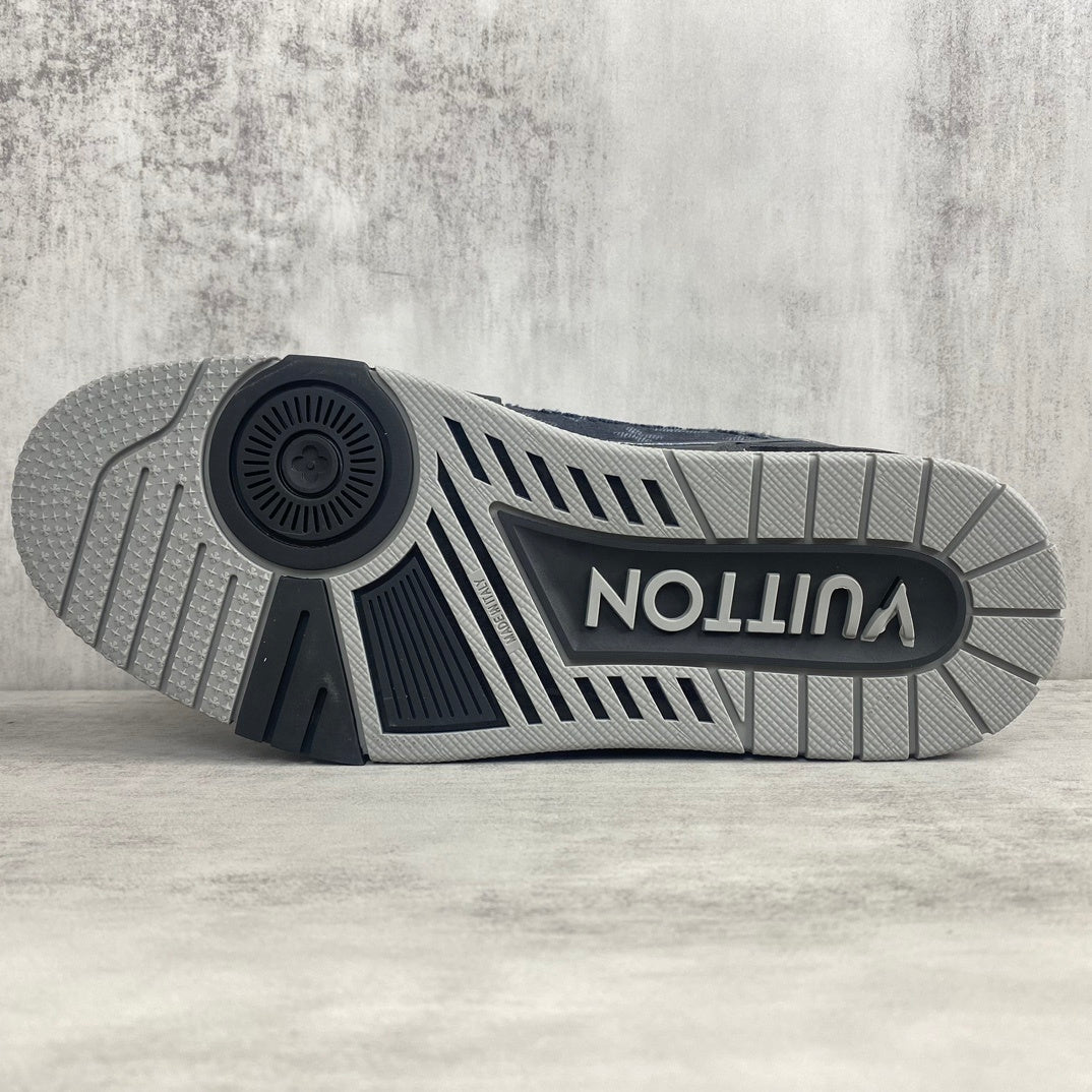 Louis Vuitton Trainers "Black-Blue Denim"