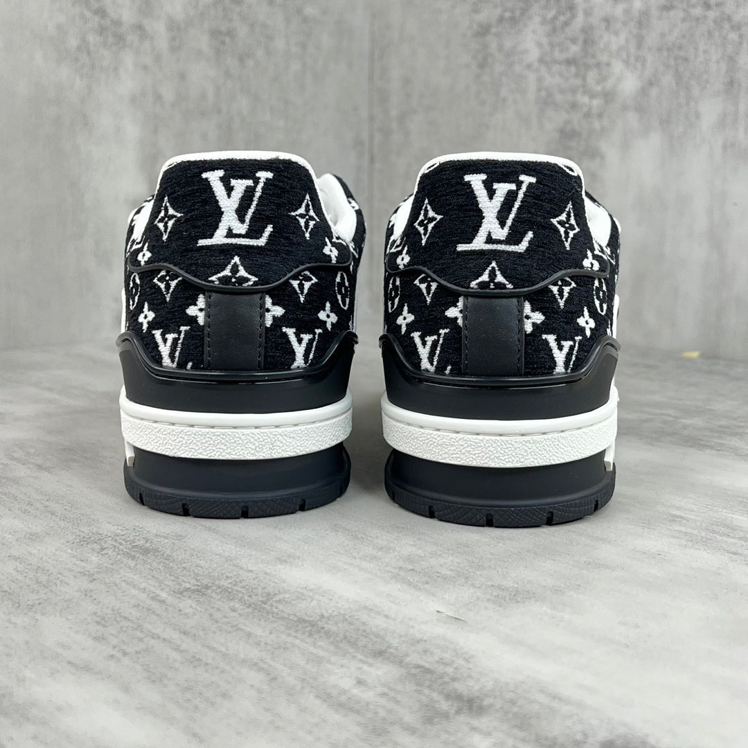 Louis Vuitton Trainers "Black-White Textile"