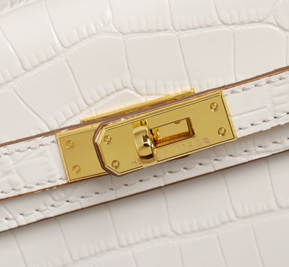 Hermès Aligator Leather Mini Kelly 20