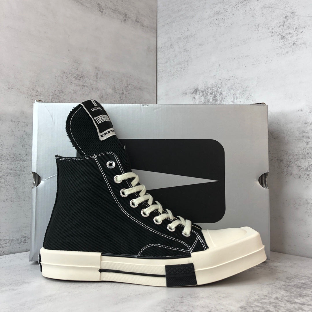Rick Owens x Converse TURBODRK High "Black"