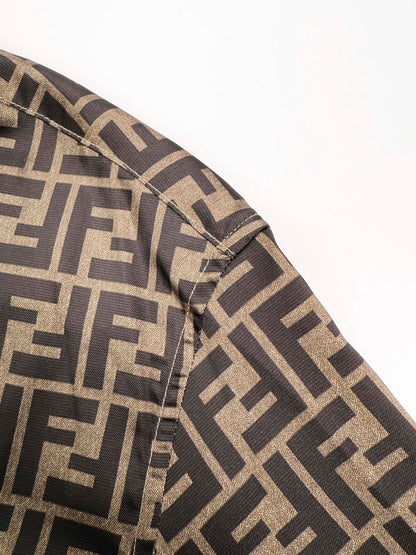 Fendi FF Monogram Short Shirt "Beige"