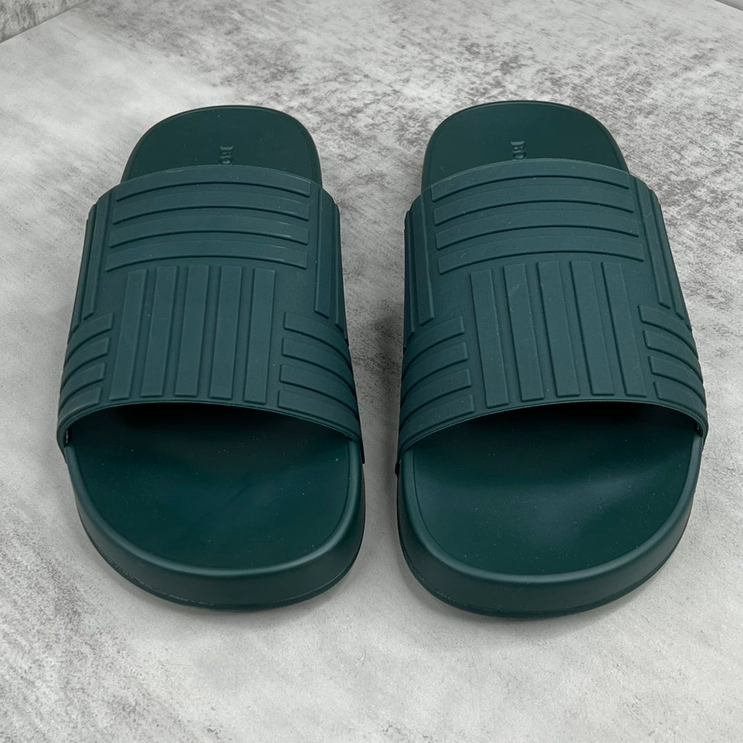 Bottega Veneta Slides "Forest Green"