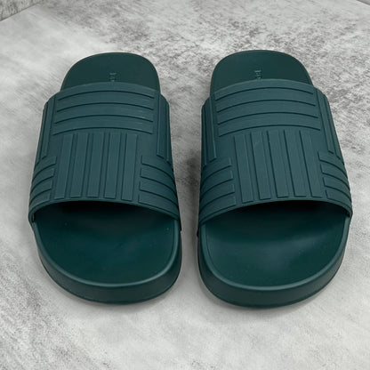 Bottega Veneta Slides "Forest Green"