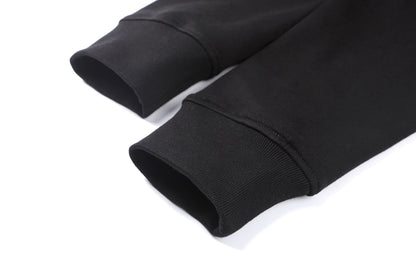 Givenchy Sweatshirt in fleece with Givenchy Paris gros grain "Black"