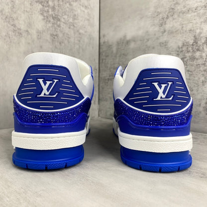 Louis Vuitton Trainers "Blue-White" Crystals