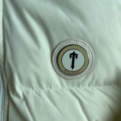 Trapstar Short Irongate Down Jacket "Cream"