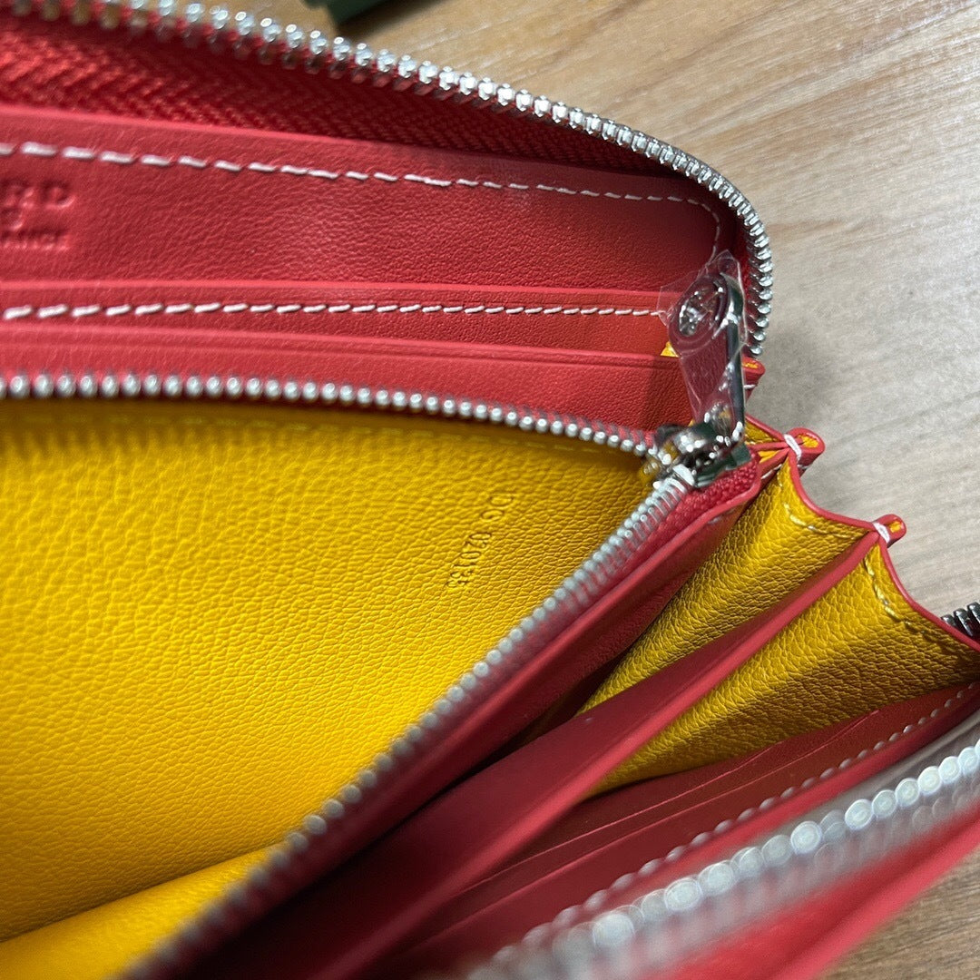 Goyard Matignon GM Wallet "Red"