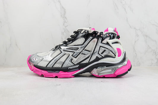 Balenciaga Runner "White-Fluo Pink-Black"