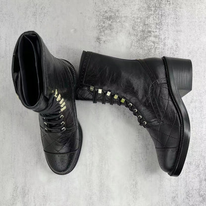 Chanel Leather Boots "Black"