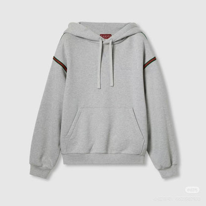 Gucci Cotton Jersey Hoodie "Grey"