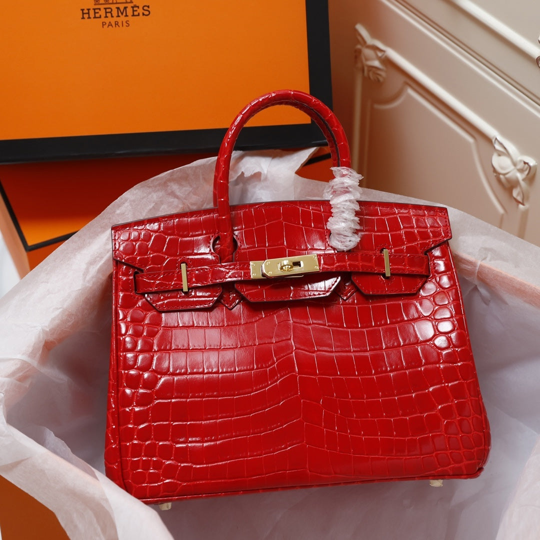 Hermès Crocodile Birking 35