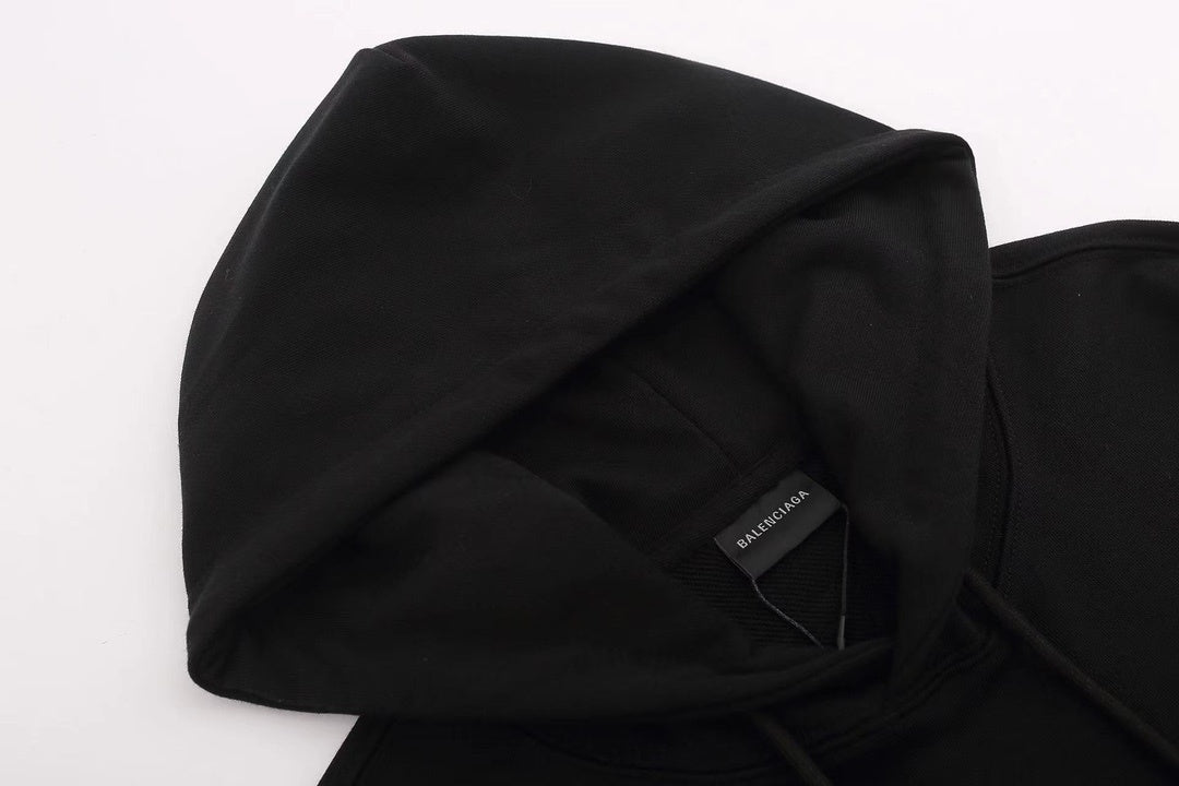 Balenciaga Paris Laurel Hoodie "Black"
