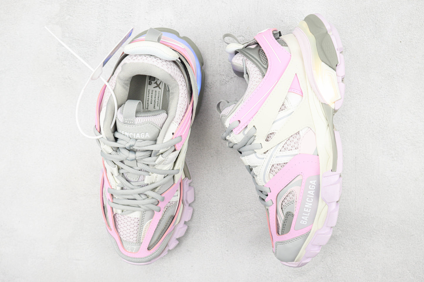 Balenciaga Track "White-Pink" LED