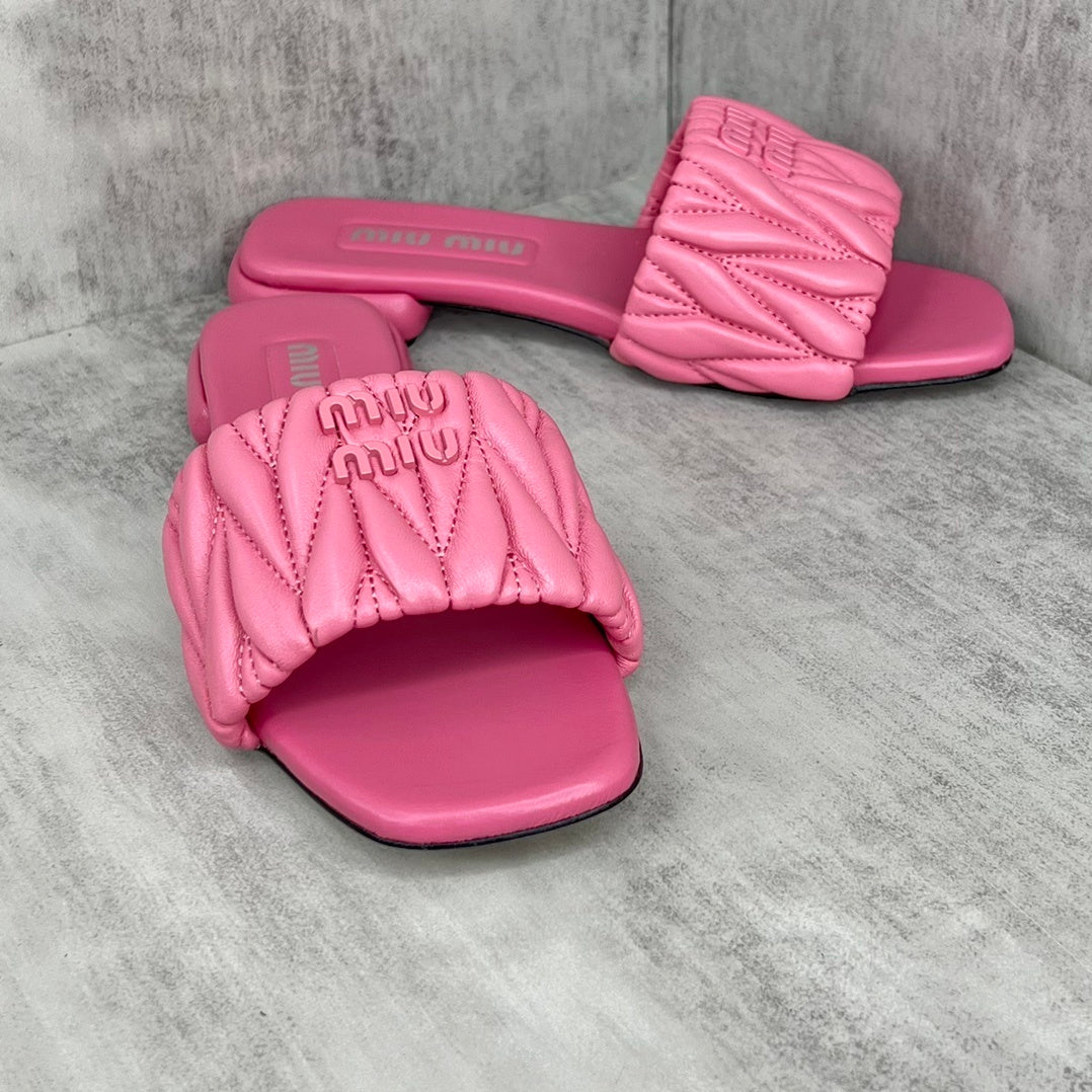 Miu Miu Slides "Pink"