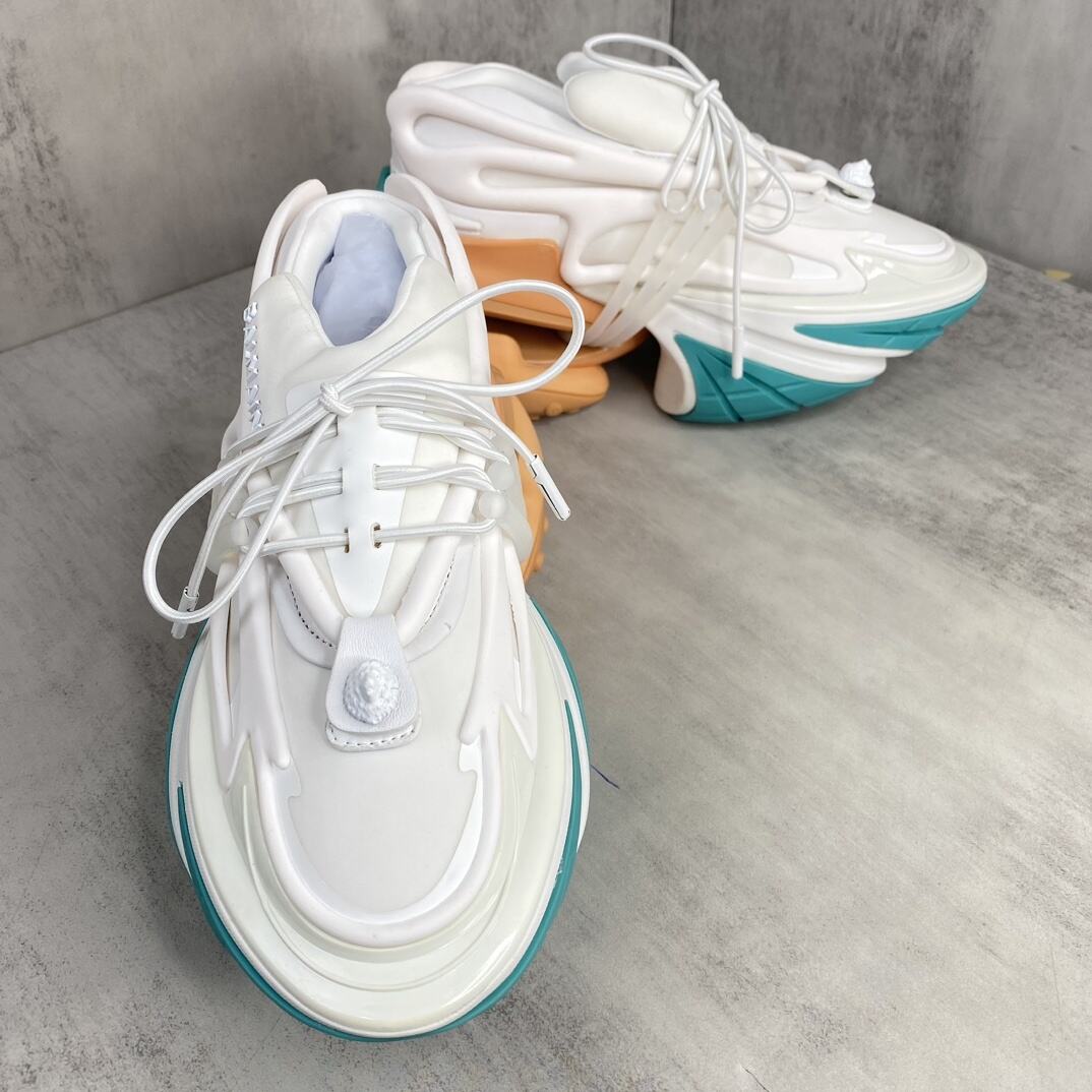 Balmain Unicorn "White-Turquoise"