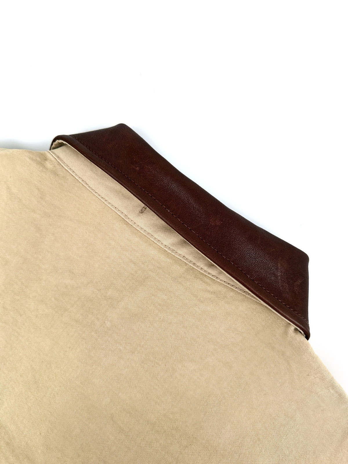 Prada Cotton Jacket with Leather Details "Cord"