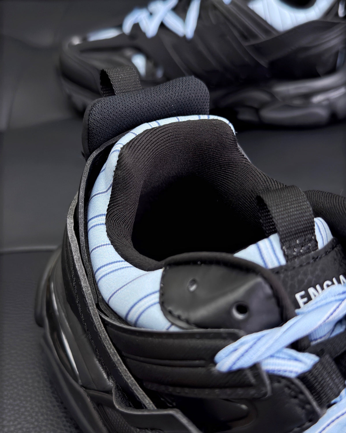 Balenciaga Track Shirt Sneaker "Black-Blue"