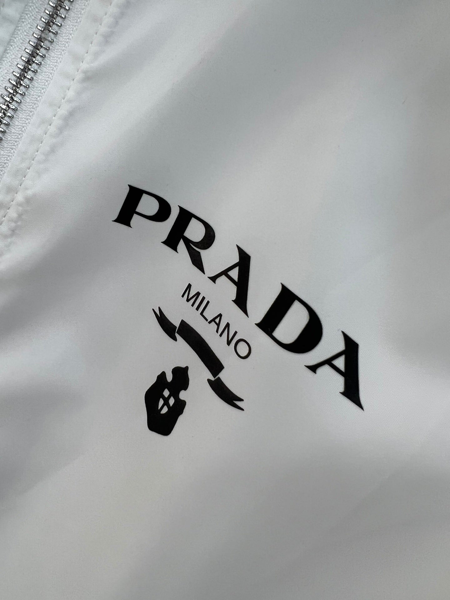 Prada Windbreaker Jacket "White"
