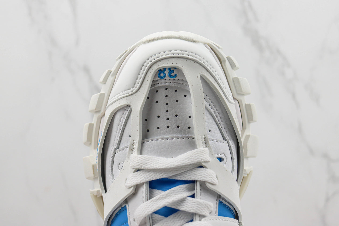 Balenciaga x Adidas Track "White-Light Blue"