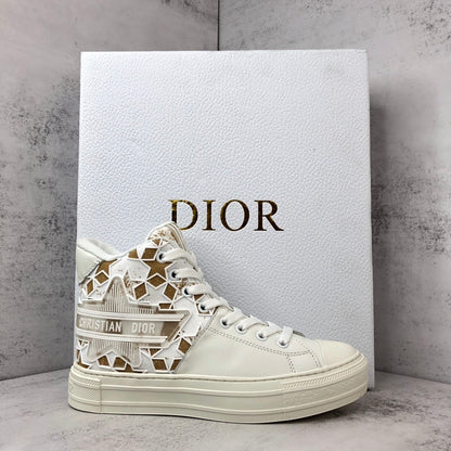 Dior Walk'N'Dior High-Top "White-Brown Star"