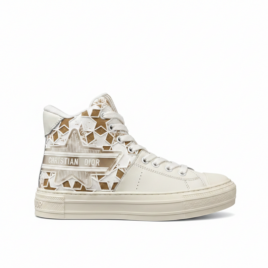 Dior Walk'N'Dior High-Top "White-Brown Star"