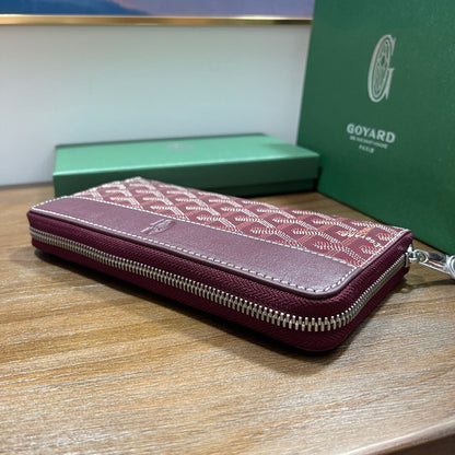 Goyard Matignon GM Wallet "Burgundy"