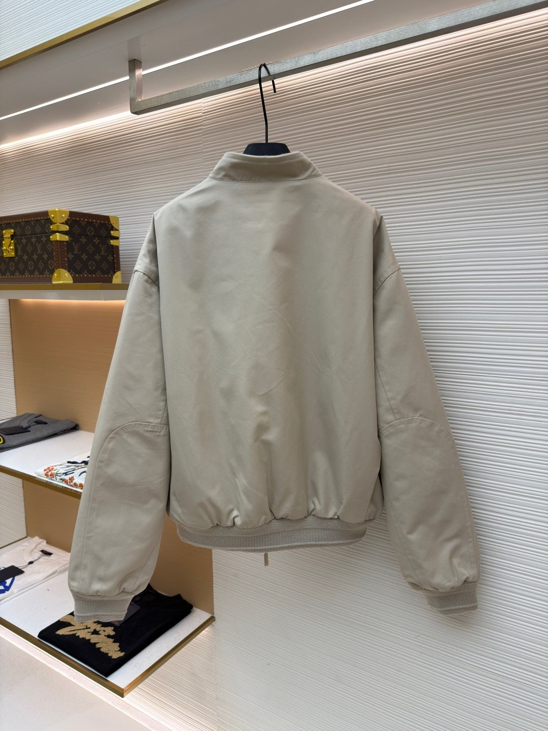 Dior Icons Reversible Bomber Jacket "Beige Cotton Twill "