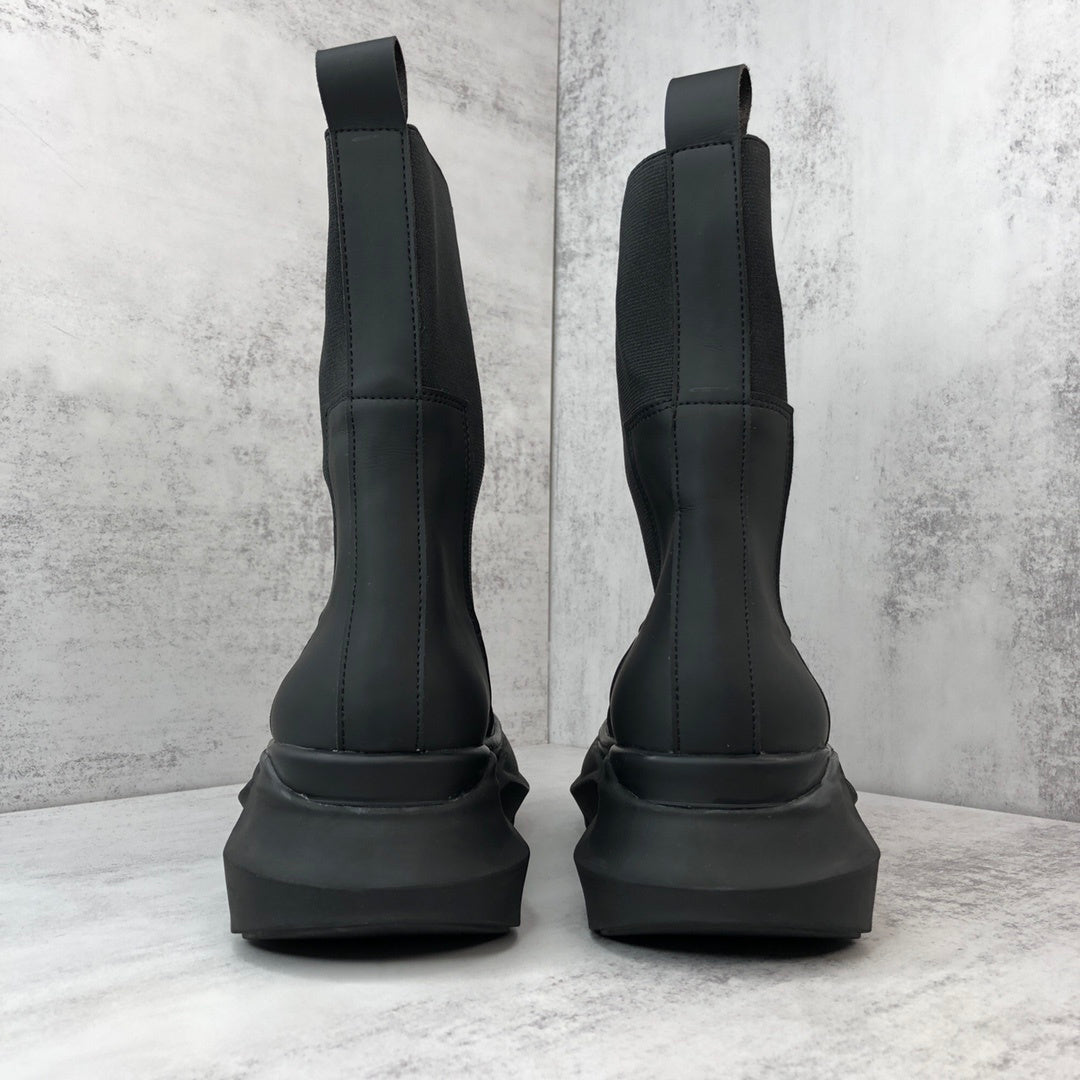 Rick Owens Abstract Beetle Boots "Black"