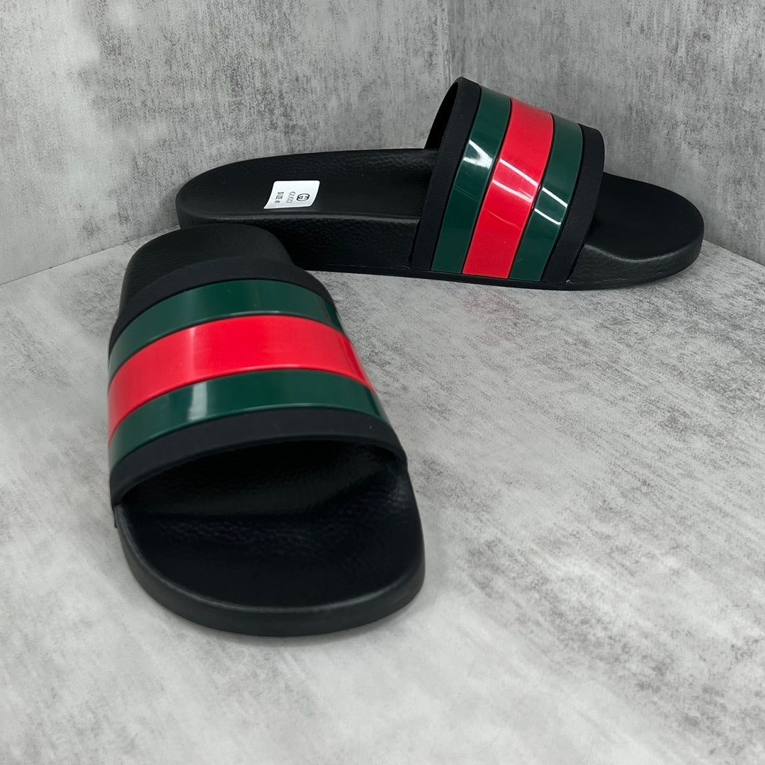 Gucci Slides "Black-Green-Red"