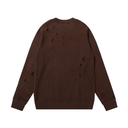 Burberry Cutout Detail Sweater "Brown"