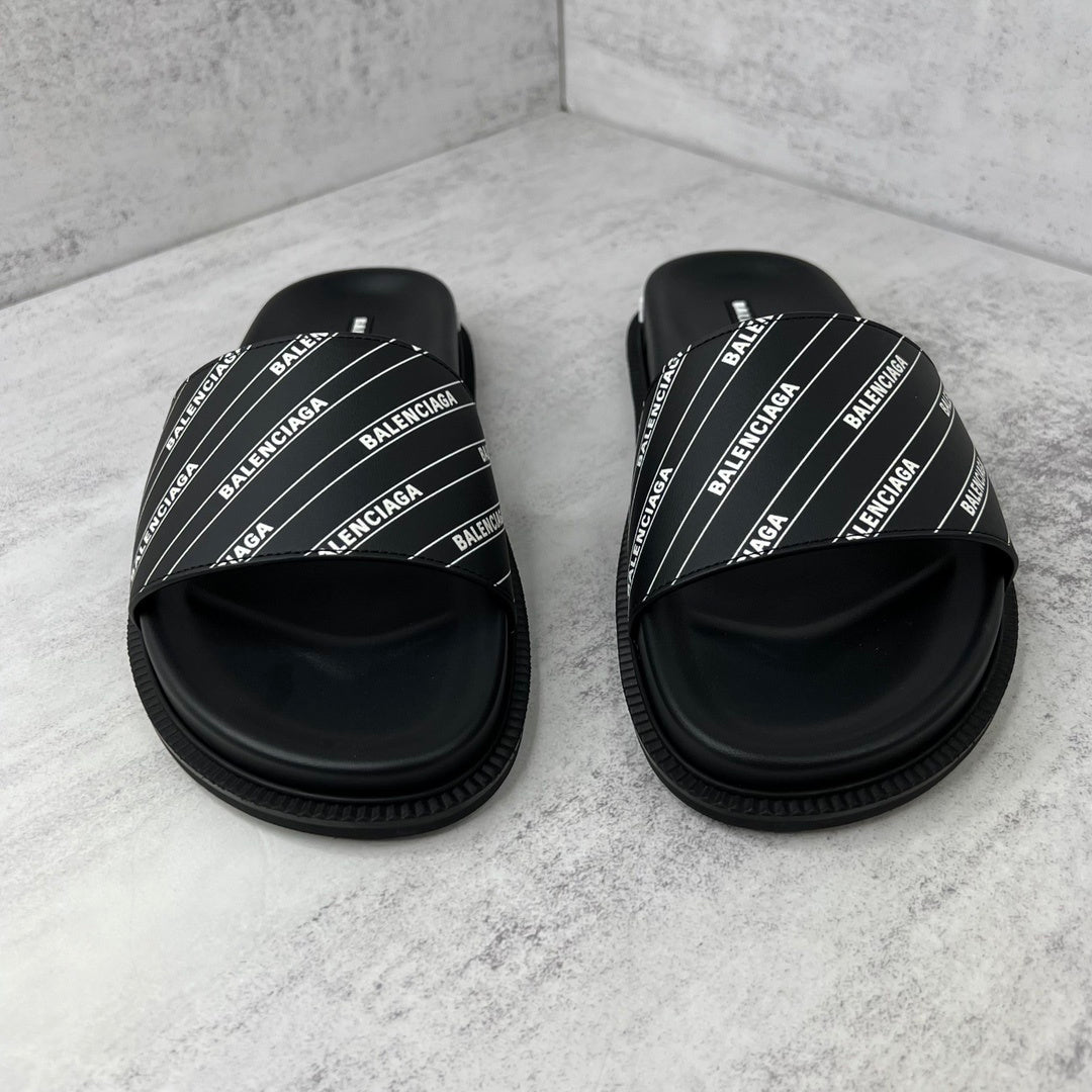 Balenciaga Slides "Black-White"
