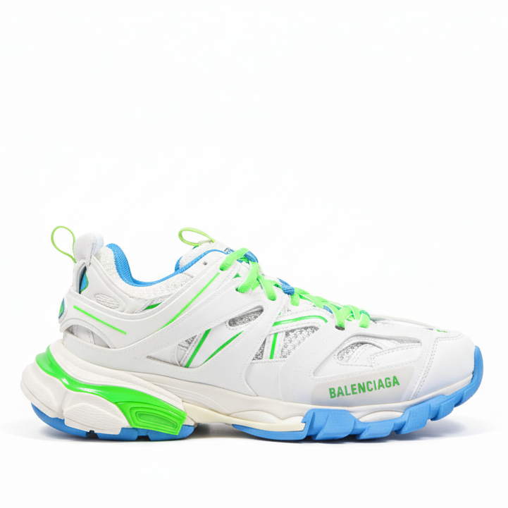 Balenciaga Track "White-Green-Blue"